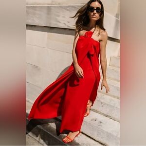 NWT Antonio Melani Elegant Red Midi Dress SIZE 4